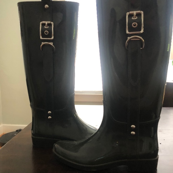 Coach rain boots - Picture 1 of 3
